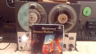 Mantovani Strauss Waltzes 4-Track Reel to Reel Tape