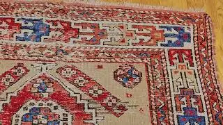 19th Century Turkish Anatolian Village Area Rug, The Persian Knot Gallery, SKU: 1592