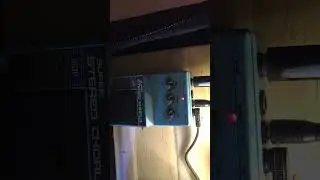 Ibanez sc10 super stereo chorus. In mono 😆