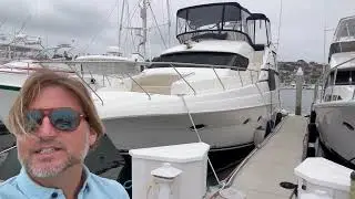 2000 Silverton 453 Flybridge Powerboat For Sale Video Walkthrough By: Ian Van Tuyl Yacht Broker