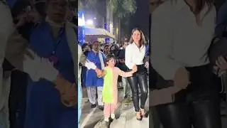 Kareena Kapoor with Son Taimur after attending Annual function at DAI School#Shorts #kareena #viral