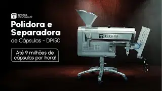 Polidora e Separadora de C&aacute;psulas DP150 | Limpa e Separa at&eacute; 150 MIL c&aacute;psulas por minuto!