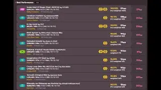 top 10 with only 200pp plays done