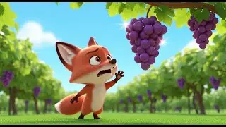 Grapes Are Sour 🍇🦊 | Hungry Fox Story | Arabic Kids Rhyme