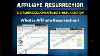 Affiliate Resurrection Review - Inside The Members Area