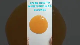 Make Slime with Just 3 Simple Ingredients! | Easy | Safe #slime #homemade  #handcraft