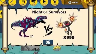 UNLOCK BOSS T-REX VAMP VS X999 SUPER BOSS ??? MAX POWER - HACK STICK WAR LEGACY