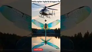 Incredible hybrid of Helicopter+dragon fly #hybrid #trending #shorts #ytshorts
