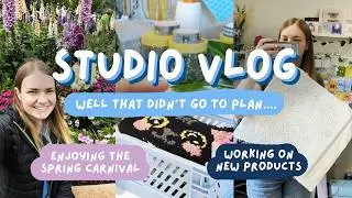 I lost 2 weeks to this! 😫 Spring studio vlog - new ideas, time out & another new stockist! ✨