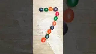 Number Seven Small Waterballon  Popping asmr 💦 #satisfying #balloon #shorts