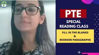 PTE Reading Practice Class | Fill in the Blanks & Reorder Paragraph | Grammar Rules & Tricks