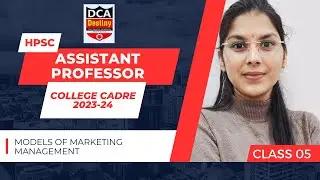 Models of Marketing Management I HPSC-Assistant Professor (College Cadre) 2023-24 Commerce I UGCNET