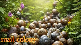 A Walk with the Albino Snails! The Slowpoke That's So Cute