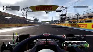 F1 2018 French Grand Prix Red Bull Gameplay + Controller