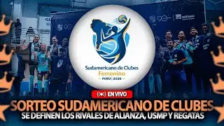 SORTEO SUDAMERICANO DE CLUBES VOLEY FEMENINO 2026💥ALIANZA LIMA VOLEY💥REACCION💥EN VIVO