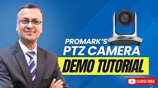 Promark's PTZ Camera for Online Classes or Conference Rooms | Demo Tutorial | @promarktechsolutions