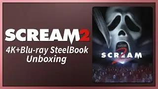 Scream 2 4K+2D Blu-ray SteelBook Unboxing