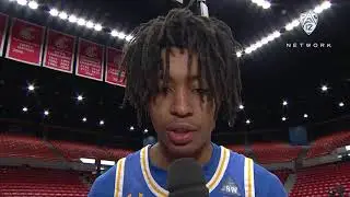 UCLA's Moses Brown speaks about victory at Washington State