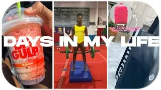 DAYS IN MY LIFE🤸🏾‍♀️💗| As a Level 10 gymnast during summer training!