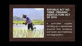 Key soil conservation and protection laws in the philippines