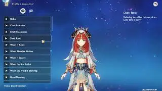 Nilou Voice Lines English 2023