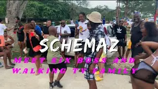 Schemaz meet six boss Drizzy Burk  and ​⁠walking tv at Caymanas river in Kingston 🇯🇲 this happen