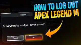 How to log out in apex legends mobile | Apex legends Mobile me Log out kaise kare