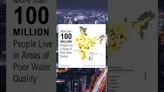 Map Explain India's Growing Water Risks | #ytshorts #viral #trending #india #professor