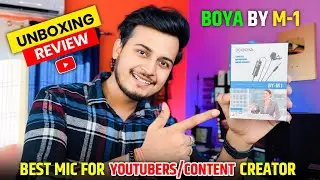 Boya By M1 Mic Unboxing & Review - Best Mic For YouTube Video | Boya By-M1 Lavalier Microphone