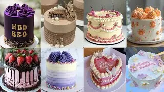23 лучшие идеи украшения тортов на день рождения 🎉 | Простые, модные и красивые торты