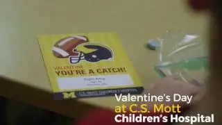 Valentine's Day at University of Michigan C.S. Mott Children's Hospital