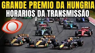 F1 2025 - GRANDE PREMIO DA HUNGRIA - HORARIO DA TRANSMISS&Atilde;O NA TV BAND - FORMULA 1