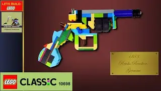 Lego 10698 Военное оружие 🔫💣MOC от Lego Classic. Как собрать револьвер Германского рейха. Сэкономьте деньги.