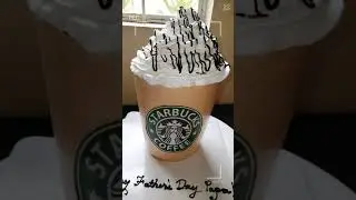 Starbucks cake (customized cake)
