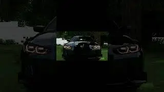 BMW in a minecraft world #car #caredit #edit #bmw #minecraft #blender #shorts #viral