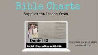 OurDailyTimothyTime, ep310, supplement, chart, midacts9, kjv, major prophet, Daniel 12, 70th week