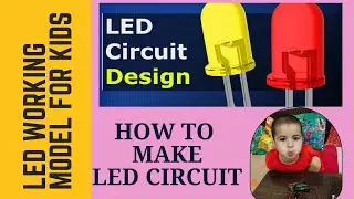 How To Make a Simple Electric Circuit | Working Model School Science Project | LED Circuit Design