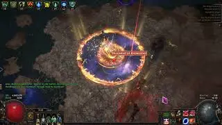 POE 3.18 Uber Shaper 100% HP Vaal Storm Call DPS Test