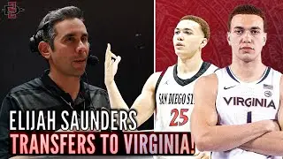 REACTION: SDSU's Elijah Saunders announces next stop
