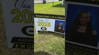 The Girls Graduation Yard Signs