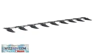 VEVOR Bucket Tooth Bar 72'' Heavy Duty Tractor Bucket 9 Teeth Bar