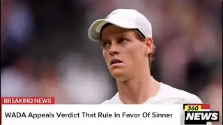 WADA Appeals Verdict That Rule In Favor Of Sinner #wada #sinner #tennis