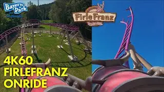 FirleFranz 4K60 front row onride | Gerstlauer launch boomerang coaster | Bayern-Park 2023