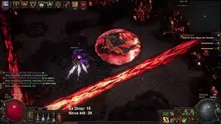 [Path of Exile] 3.12 Heist | Saviour Steel skills champ A8 Sirus + 2 guards | Shattering steel