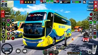 Modern City Coach Bus Drive 3D | Real Bus Simulator Game | Smooth Driving Skills