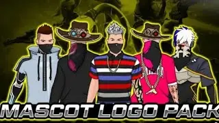 TOP 5 MASCOT LOGO PACK FREE DOWNLOAD | FREE FIRE LOGO PACK.  #mascot #logopack #gyansujan #asgaming