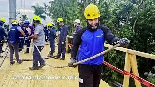 Mantenimiento teleférico POMA - Los Alcarrizos RD