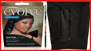Great product -  Evolve Satin Edge Pocket Bonnet , Black , One Size