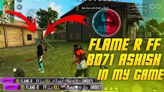 EDITING KING FLAME R FF IN MY GAME!(FLAME R FREE FIRE)  FLAME R SQUAD CHEAT WITH ME🤬😡FULL GAMEPLAY