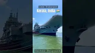INS Vikrant | Cochin Shipyard | Kerala | India #insvikrant #indian #navy #aircraftcarrier